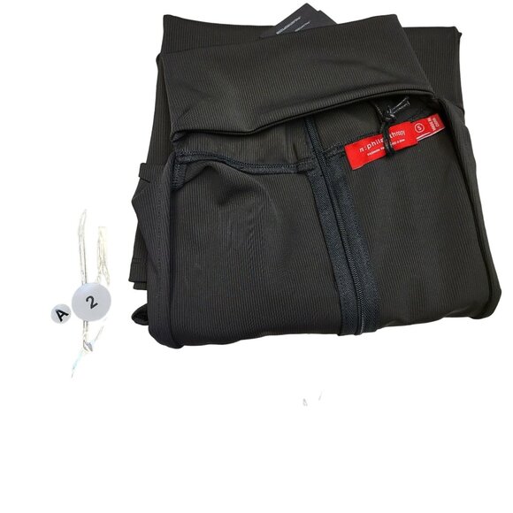 N:Philanthropy Women Casual Top Black Long Sleeve Mock Neck Cutout Ribbed S NWT! - Picture 14 of 15